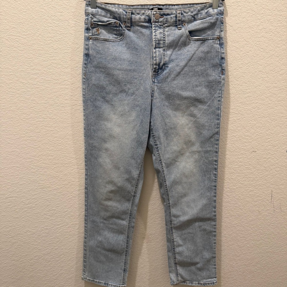 Frye Womens High Rise Straight Leg Jeans Light Wash Denim Size 12/31 RN114186